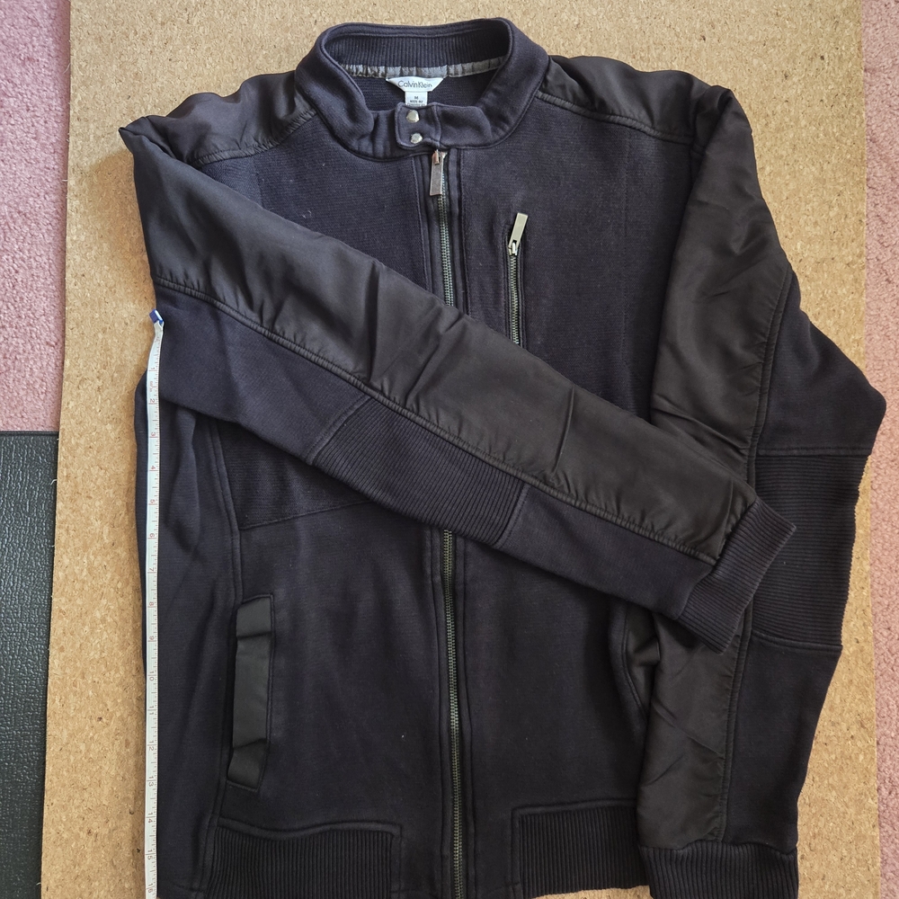Calvin Klein Charcoal Knit Jacket
